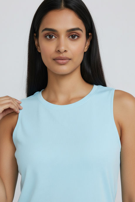 Zelocity Quick Dry Contour Tank Top - Spun Sugar — image 6